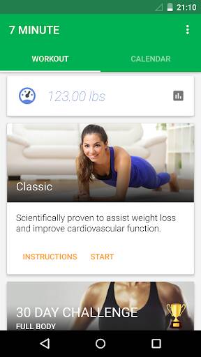 Screenshot From Our 7 Minute Workout Review