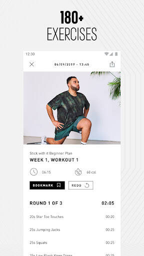 Screenshot From Our adidas Training: HIIT Workouts Review