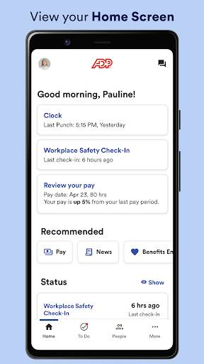 Screenshot From Our ADP Mobile Solutions Review