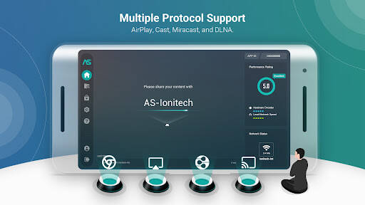 Screenshot From Our AirScreen - AirPlay & Cast Review