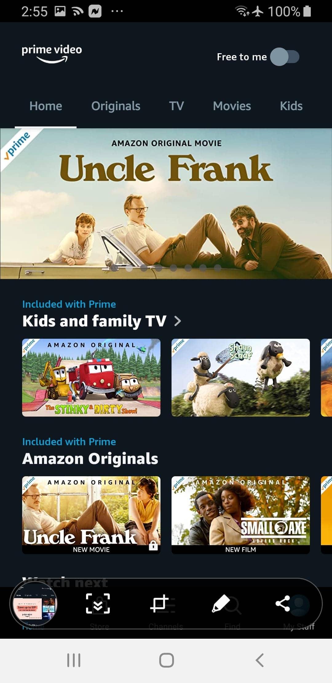 Screenshot From Our Amazon Prime Video Review