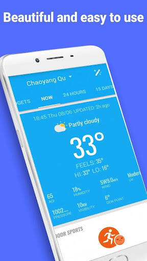 Screenshot From Our Amber Weather Review