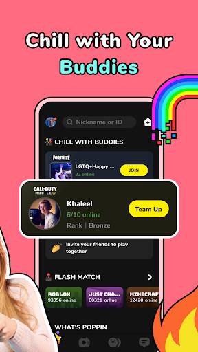 Screenshot From Our AmongChat, Match & Voice Chat Review