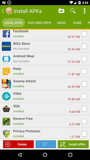 Screenshot From Our Apk Installer Review