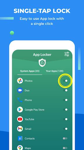 Screenshot From Our AppLock Go: Gallery Lock Review