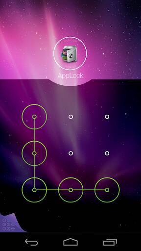 Screenshot From Our AppLock Theme Aurora Review