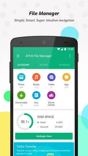 Screenshot From Our APUS File Manager (Explorer) Review