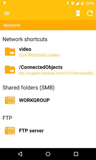 Screenshot From Our Archos File Manager Review