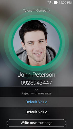 Screenshot From Our ASUS Calling Screen Review