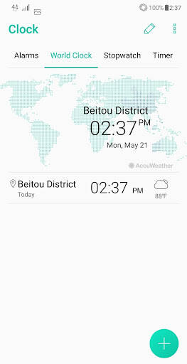 Screenshot From Our ASUS Digital Clock & Widget Review