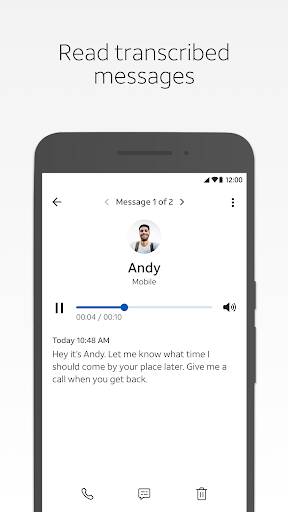 Screenshot From Our AT&T Visual Voicemail Review