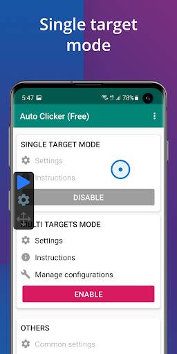 Screenshot From Our Auto Clicker - Automatic tap Review