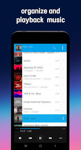 Screenshot From Our Avee Music Player (Lite) Review