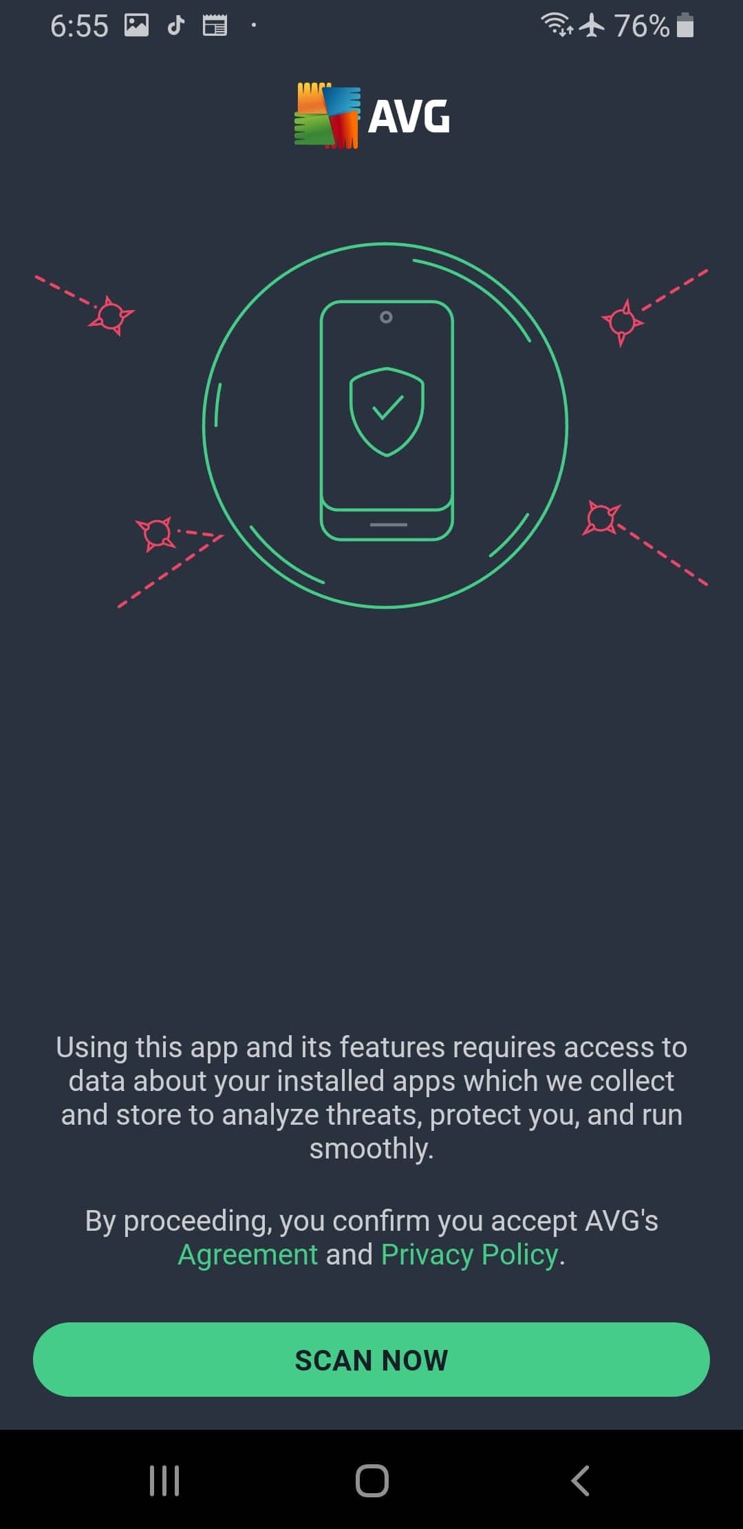 Screenshot From Our AVG AntiVirus Review
