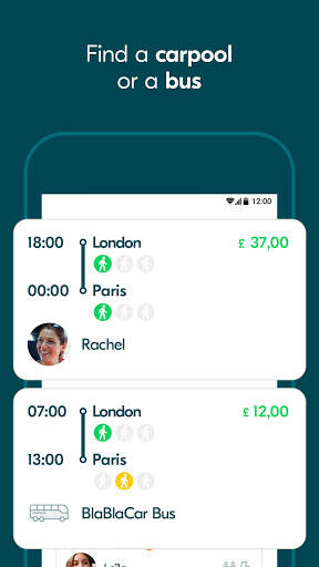 Screenshot From Our BlaBlaCar: Carpooling and Bus Review