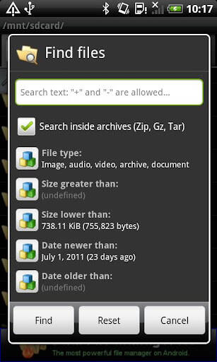 Screenshot From Our Bluetooth File Transfer Review