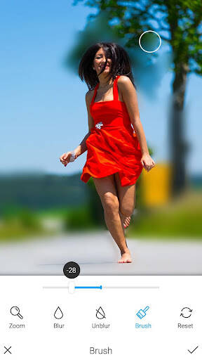 Screenshot From Our Blur Background Photo Editor Review