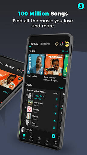 Screenshot From Our Boomplay: music & live stream Review