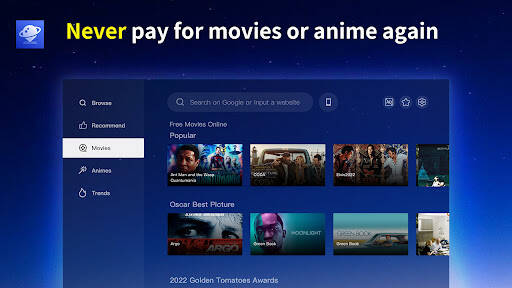 Screenshot From Our Browser TV Web - BrowseHere Review