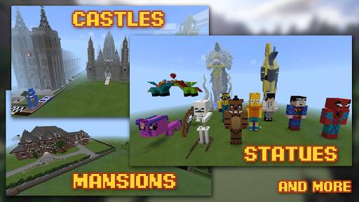 Screenshot From Our Buildings for Minecraft Review