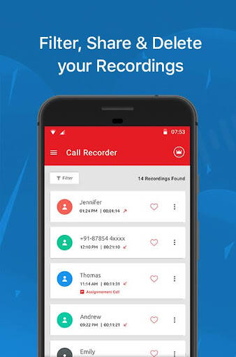 Screenshot From Our Call Recorder - Auto Recording Review