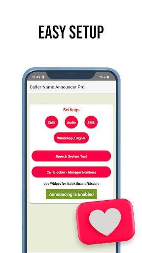 Screenshot From Our Caller Name Announcer Pro Review
