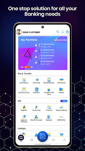 Screenshot From Our Canara ai1- Mobile Banking App Review
