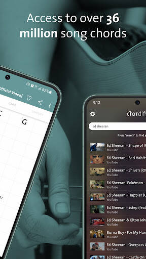 Screenshot From Our Chordify - Instant Song chords Review