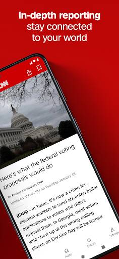 Screenshot From Our CNN Breaking US & World News Review