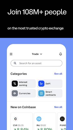 Screenshot From Our Coinbase: Buy Bitcoin & Ether Review