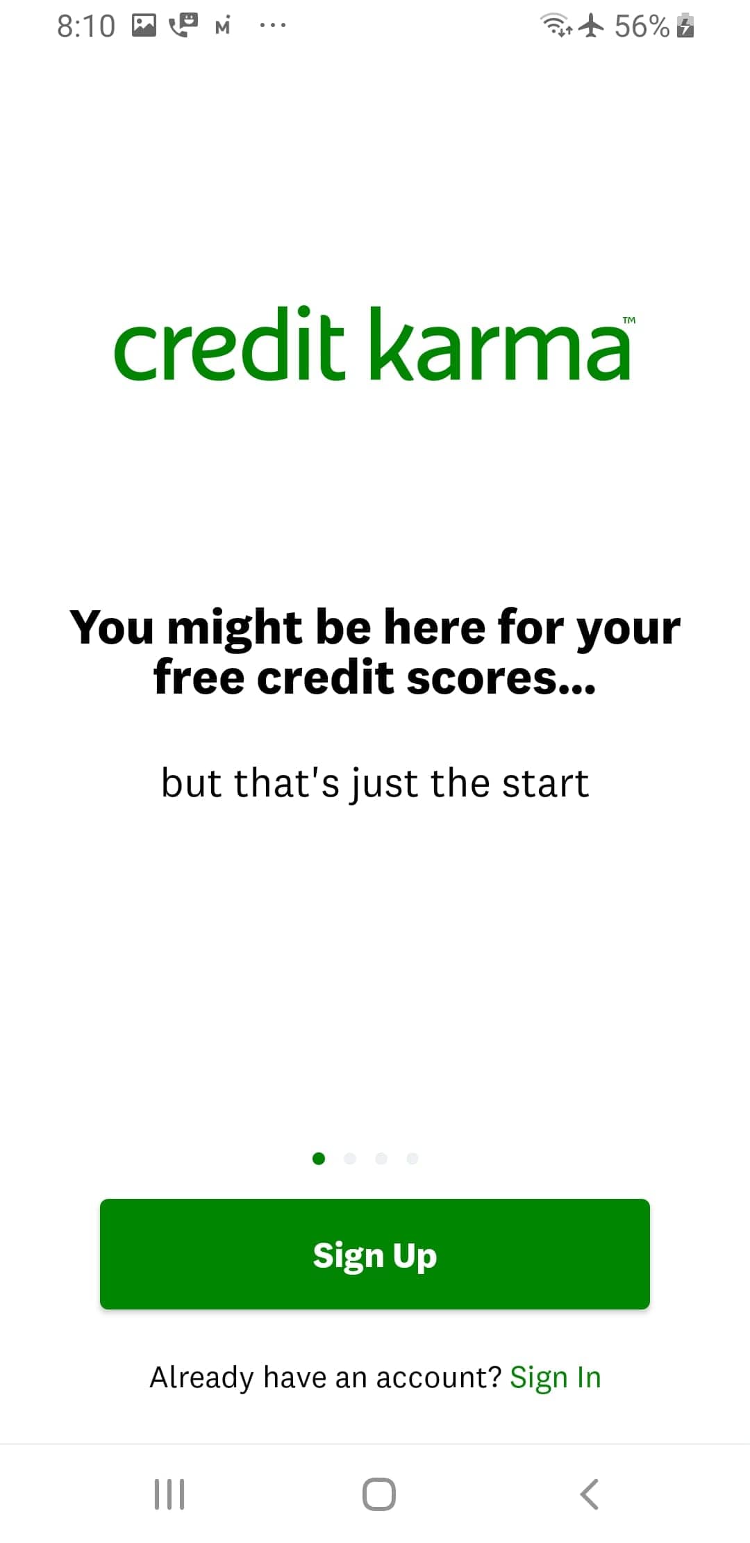 Screenshot From Our Credit Karma Review