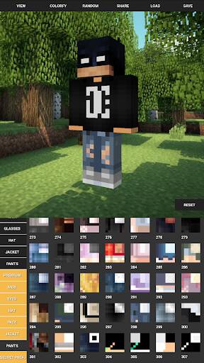 Screenshot From Our Custom Skin Creator Minecraft Review