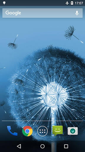 Screenshot From Our Dandelion Live Wallpaper Review