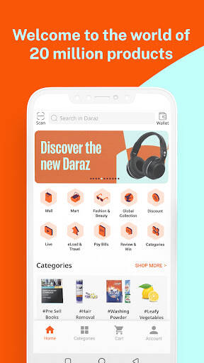 Screenshot From Our Daraz Online Shopping App Review