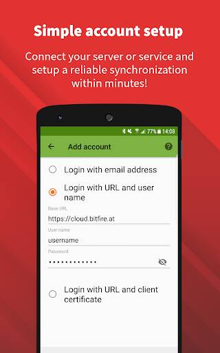 Screenshot From Our DAVx⁵ – CalDAV CardDAV WebDAV Review