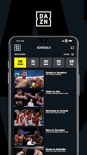 Screenshot From Our DAZN: Watch Live Sports Review