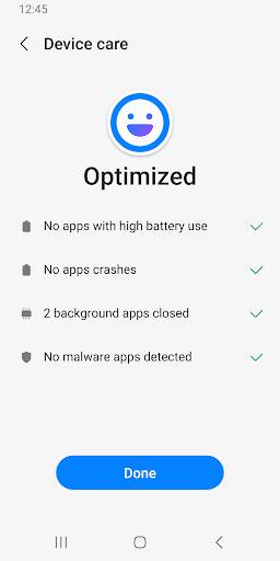 Screenshot From Our Device Care Review