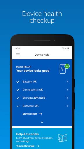 Screenshot From Our Device Help Review