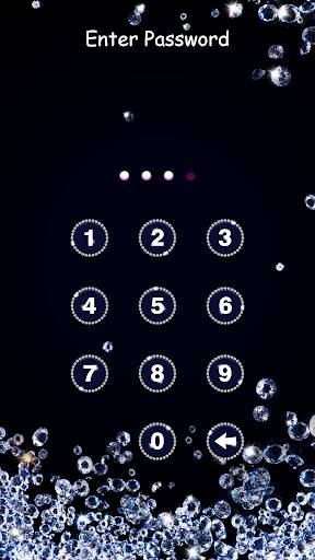 Screenshot From Our Diamond Zipper Lock Screen Review