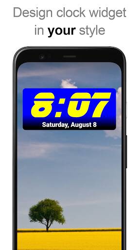 Screenshot From Our DIGI Clock Widget Review