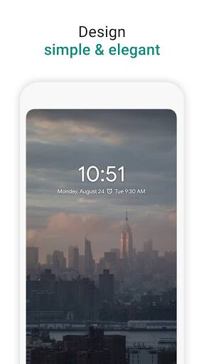 Screenshot From Our Digital Clock Widget Review