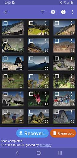 Screenshot From Our DiskDigger photo recovery Review