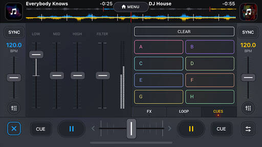 Screenshot From Our Dj it! - Music Mixer Review
