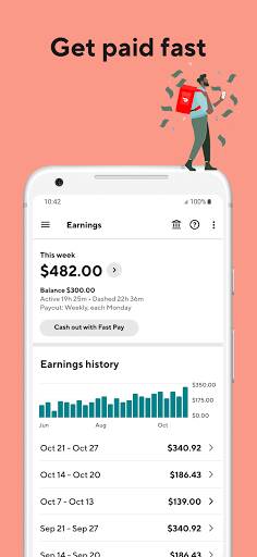 Screenshot From Our DoorDash - Dasher Review