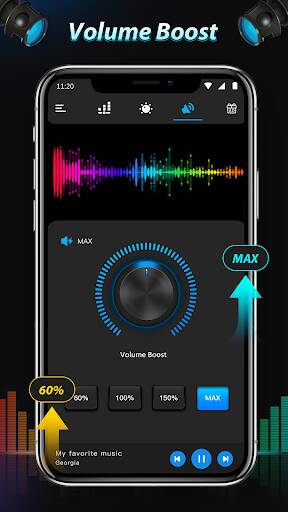 Screenshot From Our Equalizer & Bass Booster Review