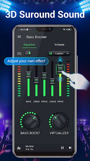 Screenshot From Our Equalizer- Bass Booster&Volume Review