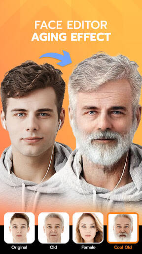Screenshot From Our FaceLab Face Aging Gender Swap Review