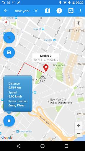 Screenshot From Our Fake GPS Location Spoofer Review