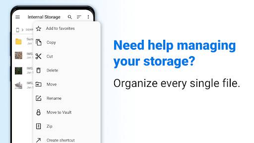 Screenshot From Our File Commander Manager & Vault Review