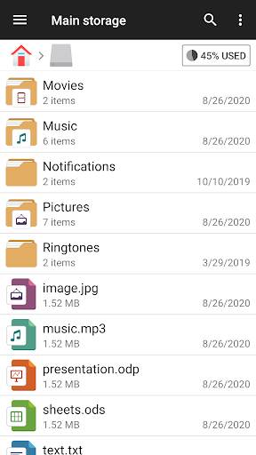 Screenshot From Our File Manager Review